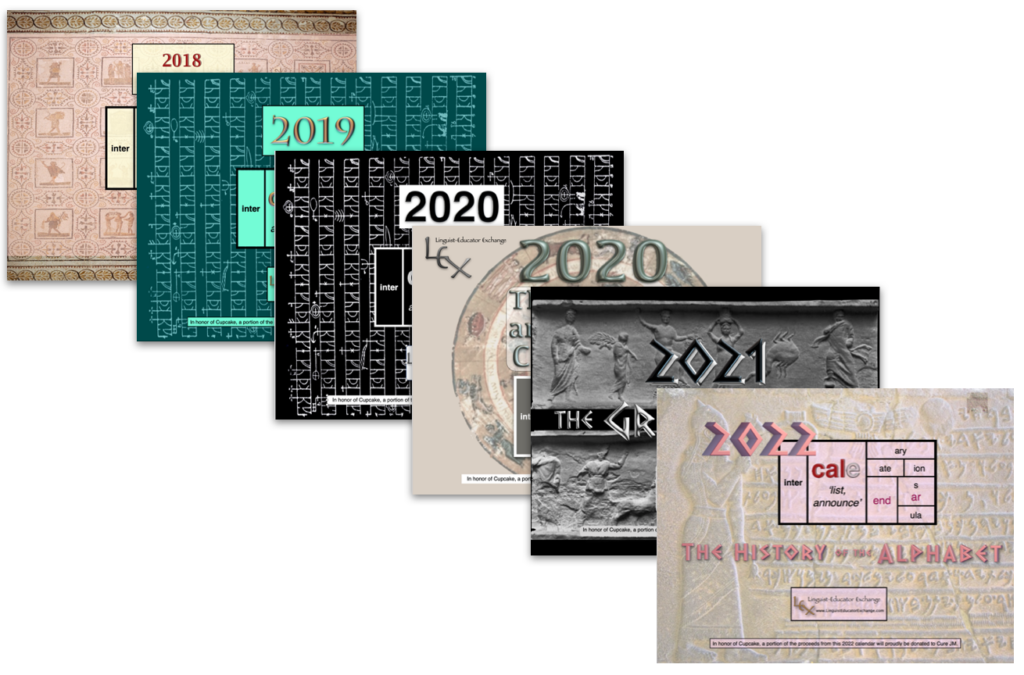 LEX 2022 Calendars - 6 Designs