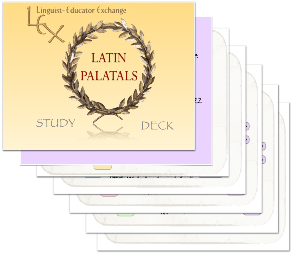 Latin Palatals Study Deck Image